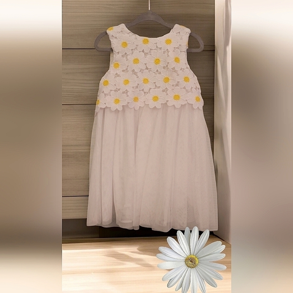 Crochet Daisy  Formal or Casual Dress